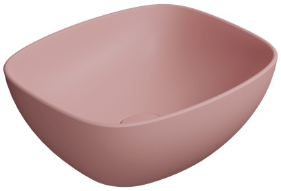 NUBES keramické umyvadlo na desku 40x35cm, blush mat 978524