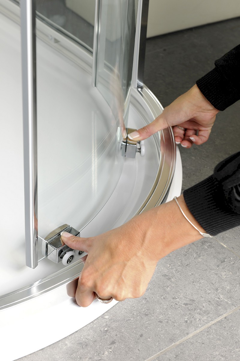 LUCIS LINE čtvrtkruhová sprchová zástěna 1200x900mm, L/R DL5015