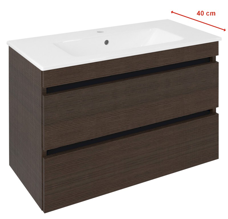 EZARA umyvadlová skříňka 78x54x39cm, borovice rustik EZ792-1616