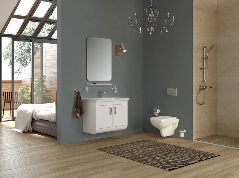 BENE závěsná WC mísa, 35,5x51cm, bílá BN320