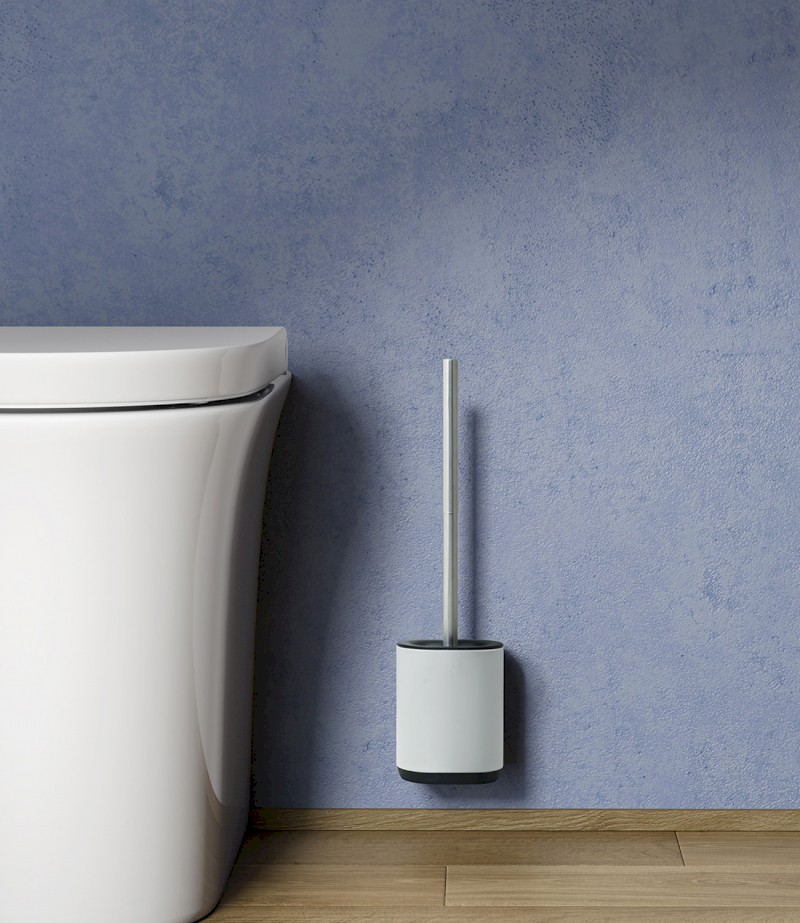 BIAGIO WC silikonová štětka závěsná/na postavení, bílá 683302