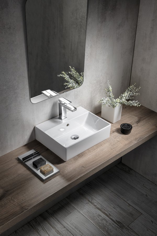 KUBE X keramické umyvadlo 45x35cm, bílá ExtraGlaze 9485111