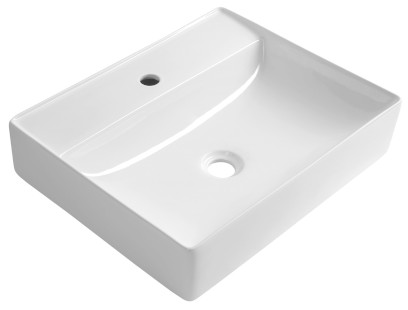 CALLIS keramické umyvadlo na desku 52x42cm, bílá NP372