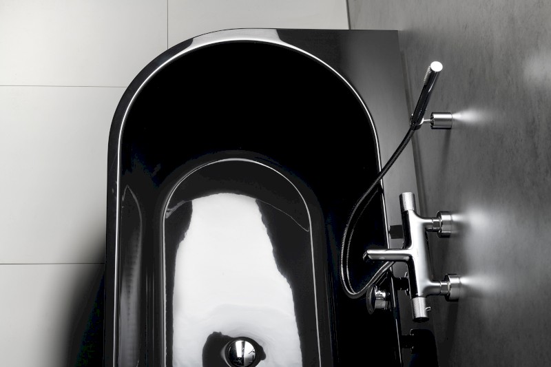 ASTRA R MONOLITH asymetrická vana 160x75x60cm, šedá 34611M.30