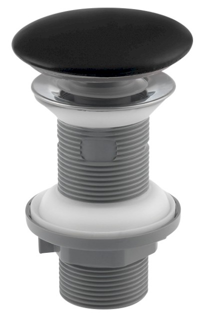 Umyvadlová výpust 5/4“, click-clack, keramická zátka, 20-70mm, černá mat 38TP0163I