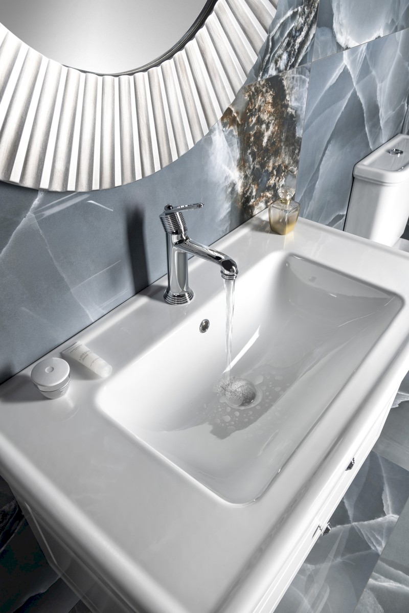 BEBÉ stojánková umyvadlová baterie, chrom BB002