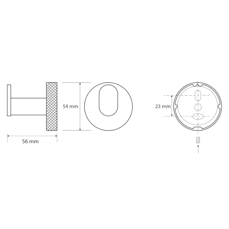 LARISSA háček, černá/zlato mat WS101BG