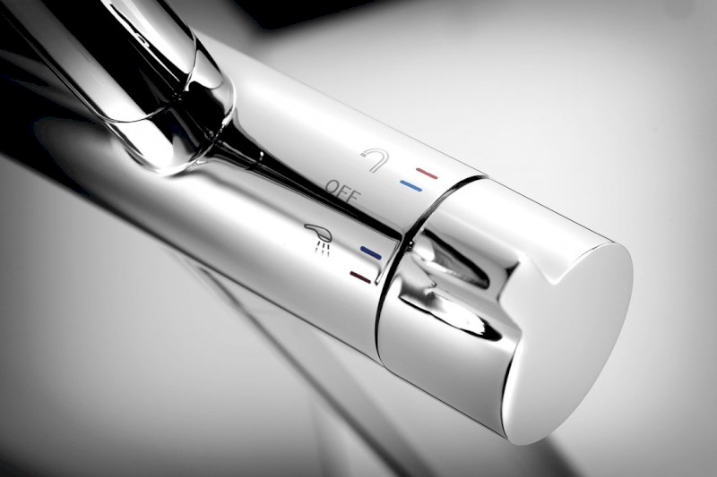 Vanová baterie s připojením do podlahy, chrom R5018