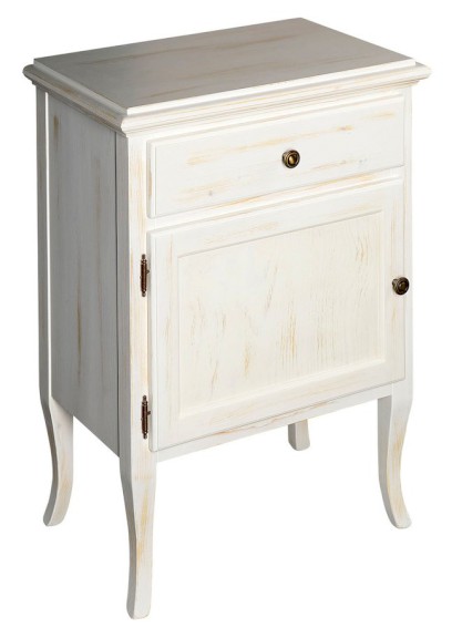 RETRO skříňka 60x80x38cm, starobílá, levá 1714