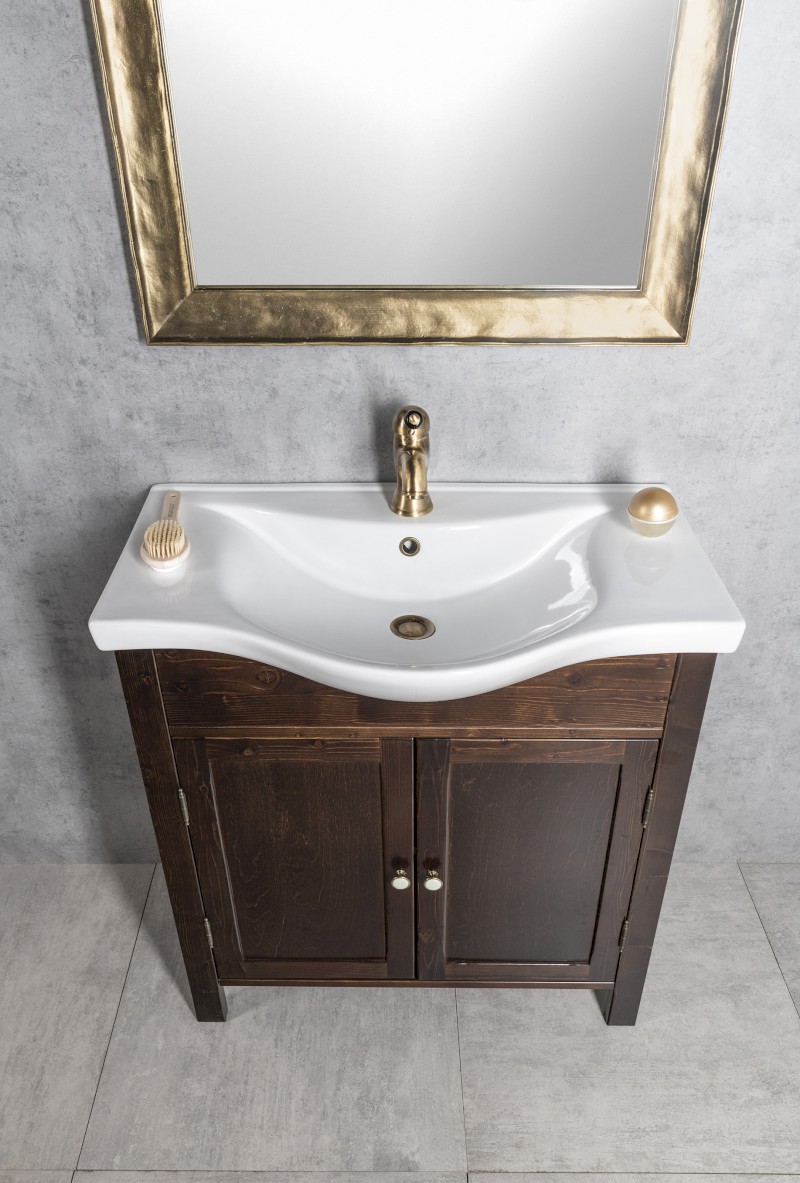 ZARA 80 keramické umyvadlo nábytkové 79,5x46cm, bílá 10080