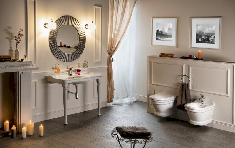 ANTIK bidet závěsný, 36x53 cm, bílá AN510