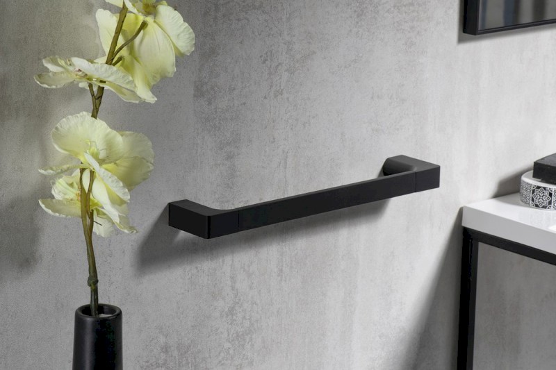 PIRENEI držák ručníků 350mm, černá mat PI213514