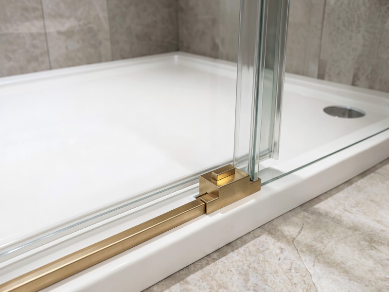 LUXOR GOLD MATT sprchové dveře 1100mm, čiré sklo GU1211G