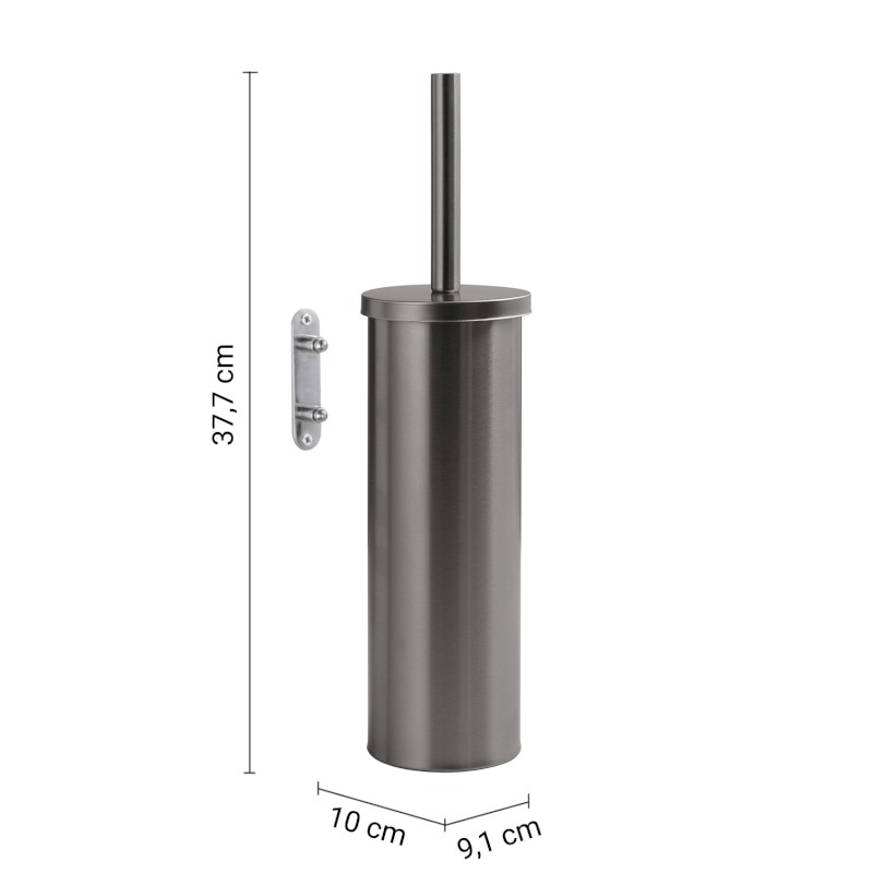FLIP WC štětka závěsná, systém Lift&Clean, gun metal 52330381