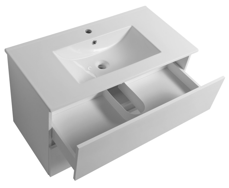 PANEDA umyvadlová skříňka 99,5x55x45,2cm, bílá PN210