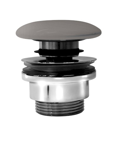 GSI umyvadlová výpust 5/4“, click-clack, keramická zátka, 5-65mm, tortora mat PCS05