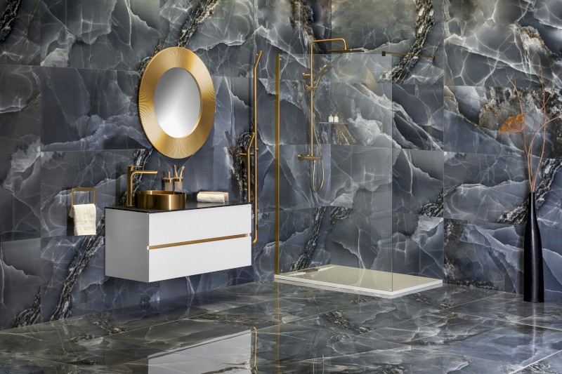 ODETTA umyvadlová skříňka 118x50x43,5cm, bílá lesk DT120-3030