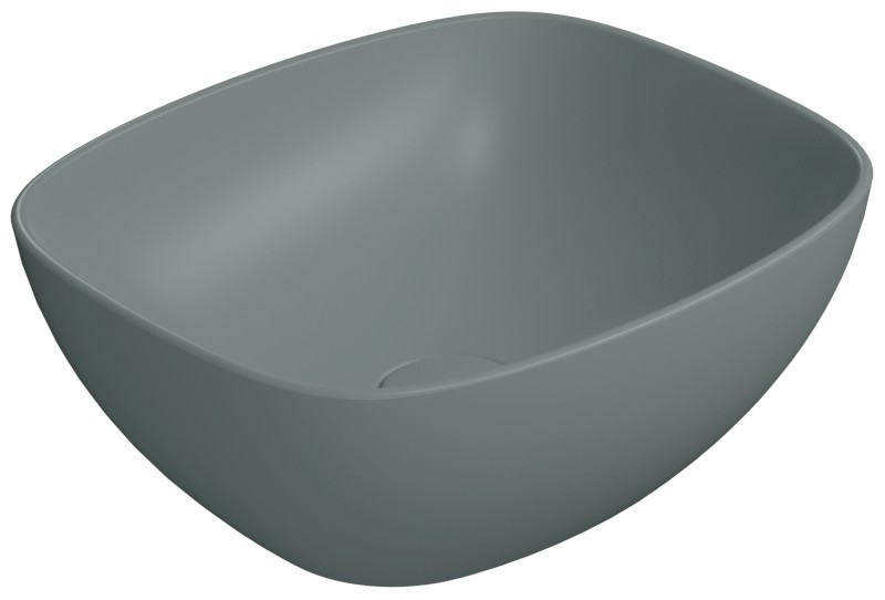 NUBES keramické umyvadlo na desku 40x35cm, agave mat 978504