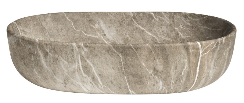 CALEO keramické umyvadlo na desku, 60x42cm, breccia mramor CA590BM