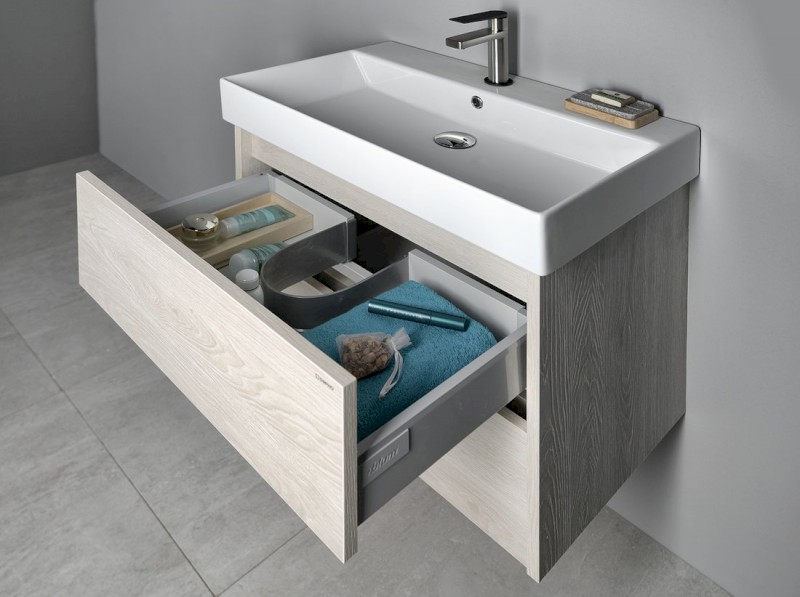 NIRONA umyvadlová skříňka 67x51,5x43 cm, dub Sherwood NR070-1515