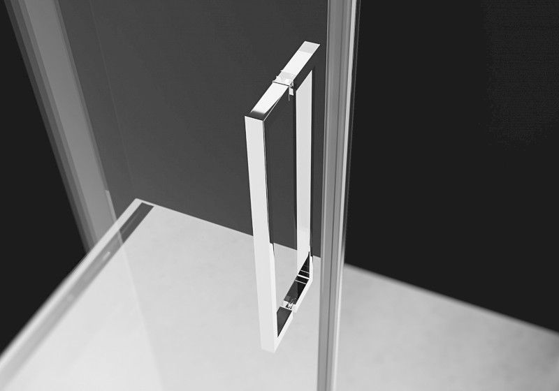 ROLLS sprchové dveře 1400mm, výška 2000mm, čiré sklo RL1415