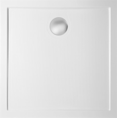 GALLET sprchová vanička z litého mramoru, čtverec 80x80cm GQ8080