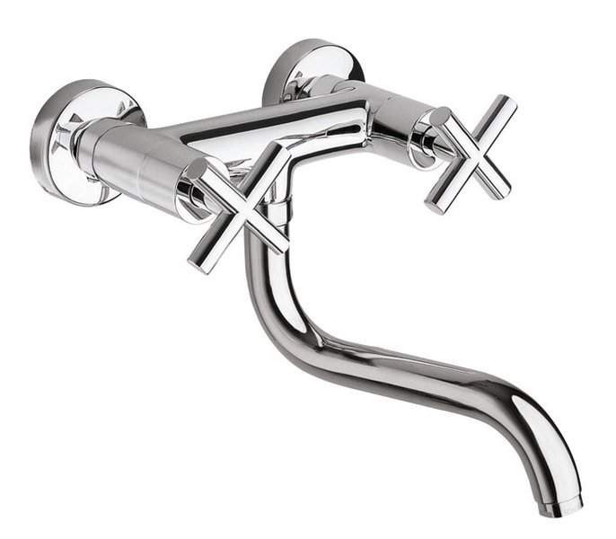 AXIA nástěnná baterie, chrom 506S