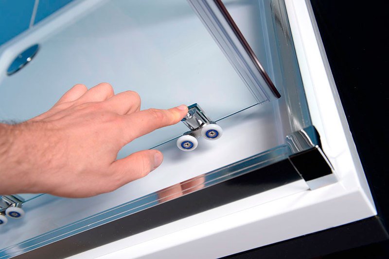 EASY čtvercová sprchová zástěna 800x800mm, čiré sklo EL5215