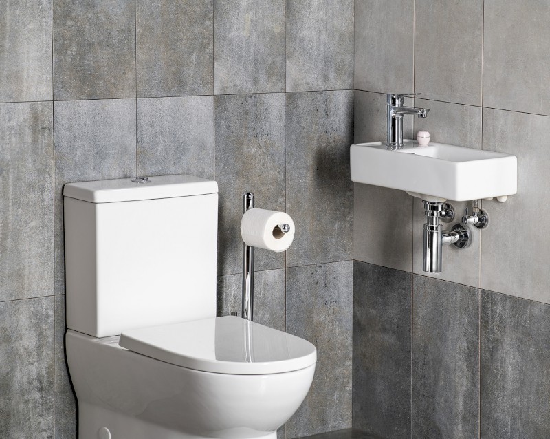 MINOS keramické umývátko 40x22cm, baterie vlevo, bílá 4759