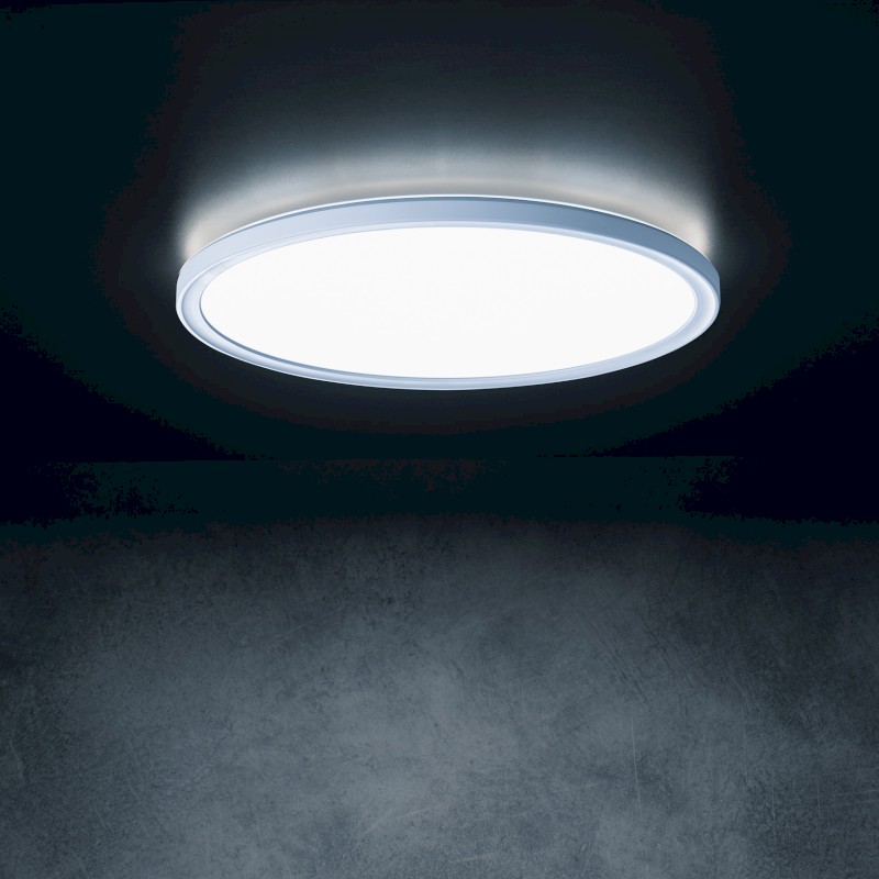 AZPO stropní LED svítidlo, ø 225mm, 11,8W, 3000/4000/6000K, IP54, bílá 31512