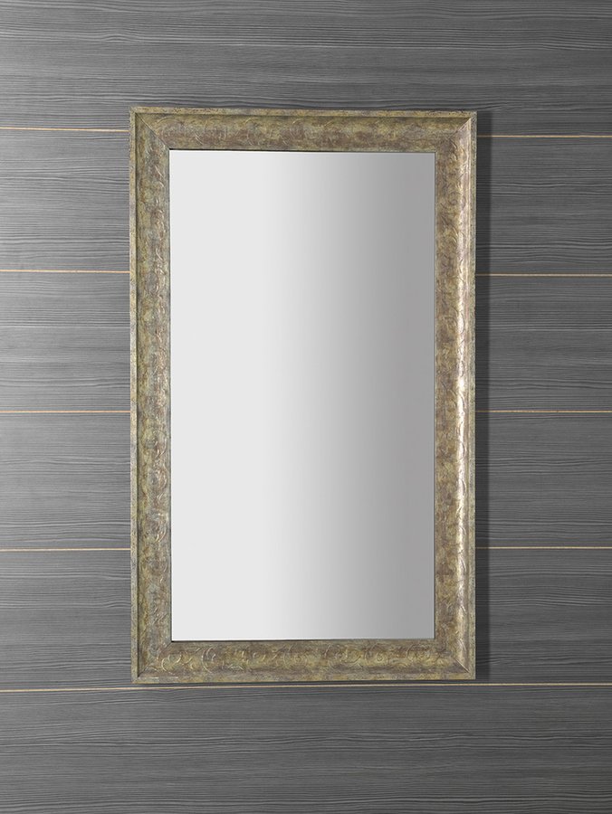 MANTILA zrcadlo v dřevěném rámu 76x126cm, antik NL740