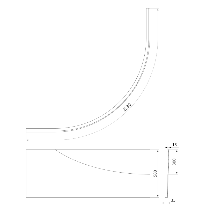 ROSANA 140 panel čelní 64319