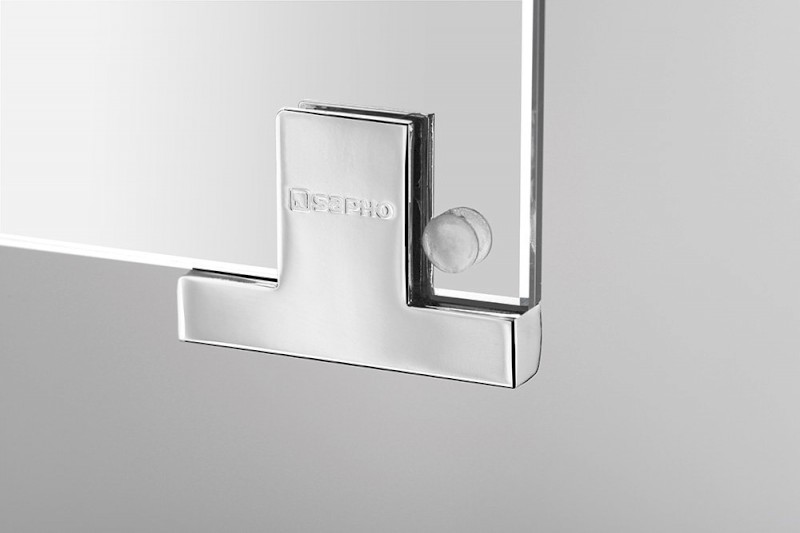 MIRRÓ galerka s LED osvětlením, 3x dvířka, 120x70x16cm, bílá MC121-0030