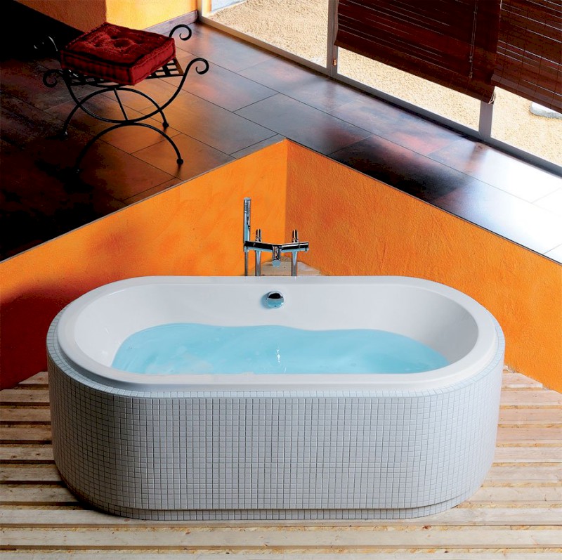 VIVA O oválná vana 175x80x47cm, bílá 79119