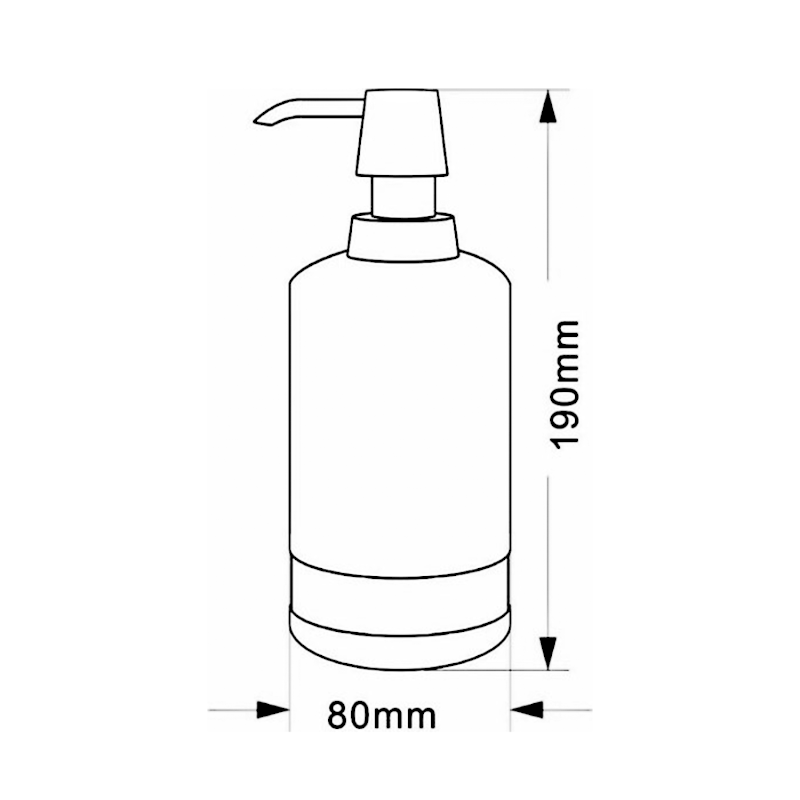 POSH dávkovač mýdla na postavení, mramor, béžová 2234519