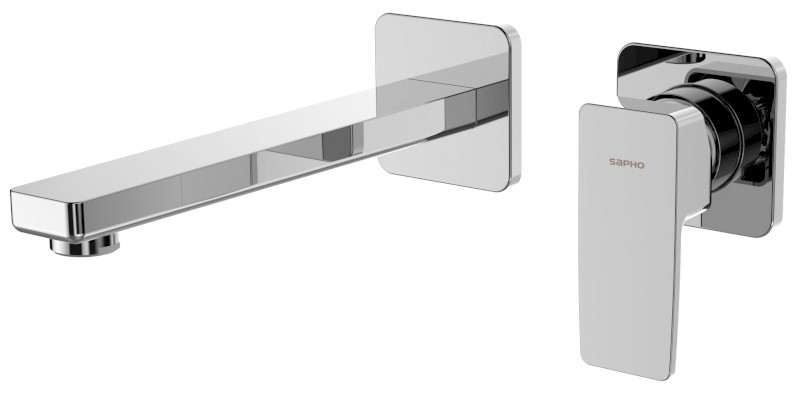 TURSI podomítková dvouprvková umyvadlová baterie, chrom TI018