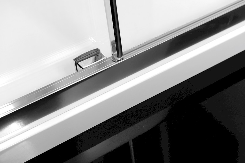 LUCIS LINE čtvercová sprchová zástěna 900x900mm, čiré sklo DL1615