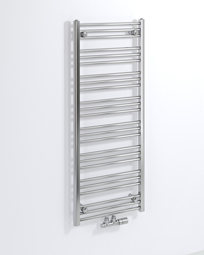 ALBRECHT otopné těleso 500x1250mm, středové připojení, chrom 600.114.1