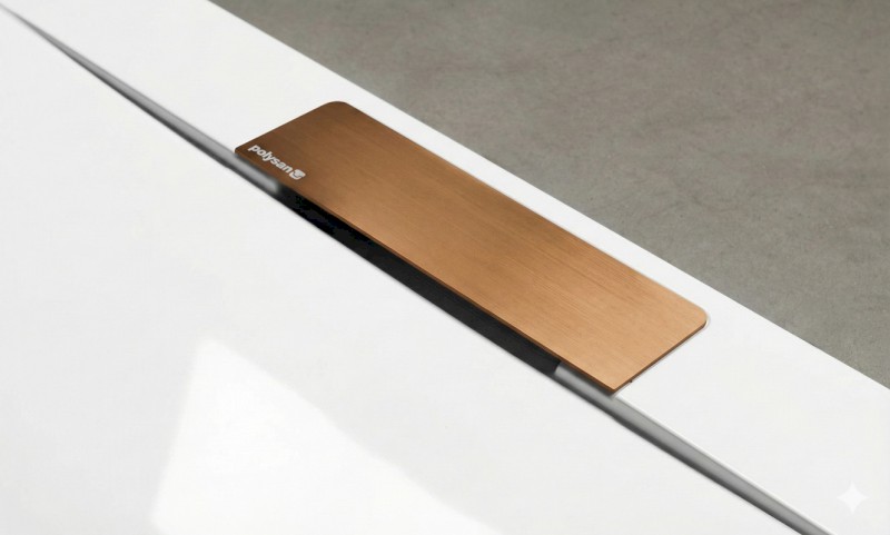 KAZUKO vaničkový sifon, DN40, krytka měď mat 26377