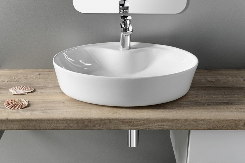 MARIANA keramické umyvadlo na desku, 58x41,5cm, bílá AR483