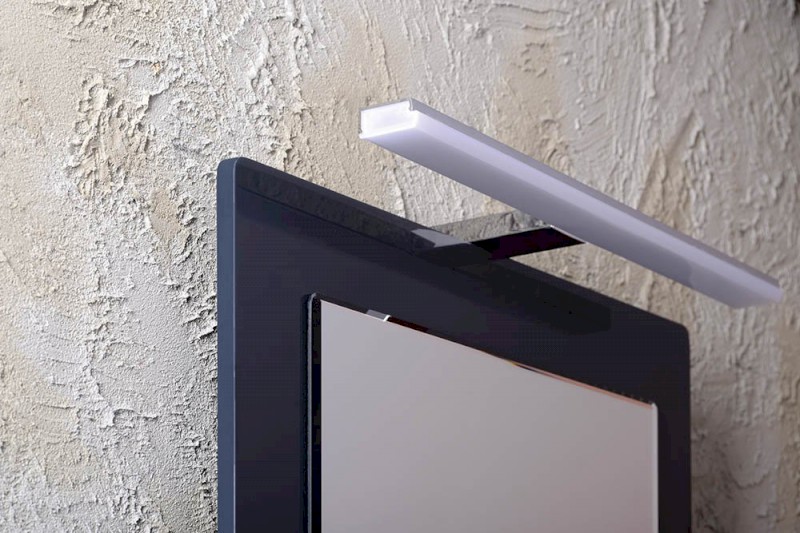 FELINA LED svítidlo, 10 W, 458x15x112 mm, IP44, chrom FE045