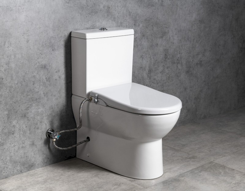 JALTA WC kombi s funkcí bidetu Clean Star,  Rimless, spodní/zadní odpad, bílá LB402-1