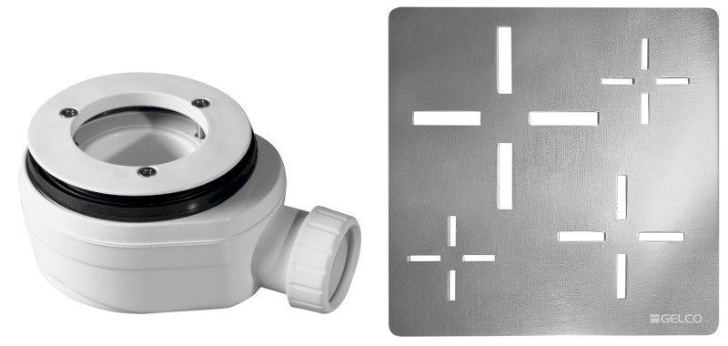 Vaničkový sifon, průměr otvoru 90 mm, DN40, krytka chrom KSM107CH-SN90