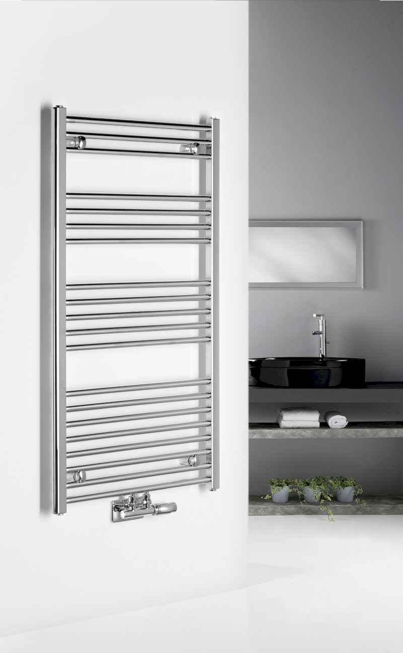 ALYA otopné těleso rovné 600x1188mm, středové připojení, chrom LLS303