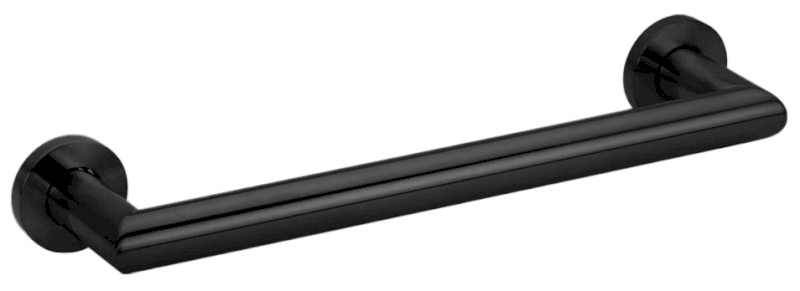 X-ROUND BLACK držák ručníků 300mm, černá mat XR400B