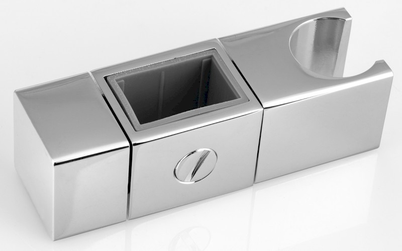 Držák pro sprchovou tyč 16x26mm, mosaz/chrom PJ271