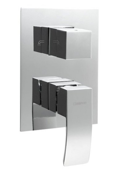 GINKO podomítková sprchová baterie, 3 výstupy, chrom 1101-44