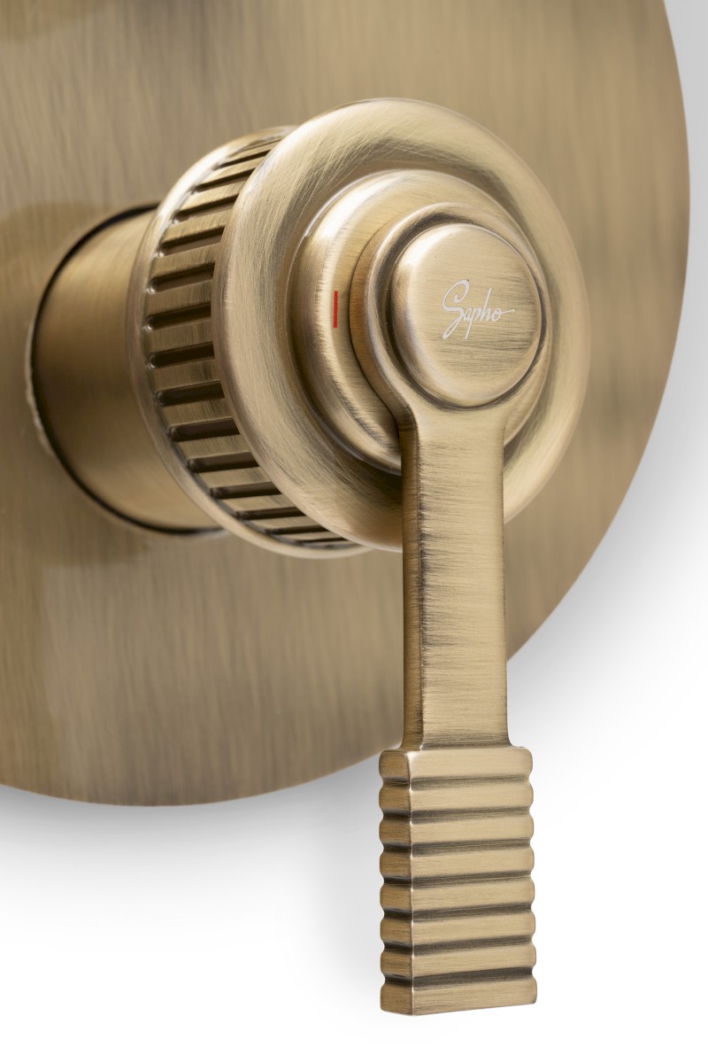 VERSI podomítková sprchová baterie, 2 výstupy, bronz RV042/18