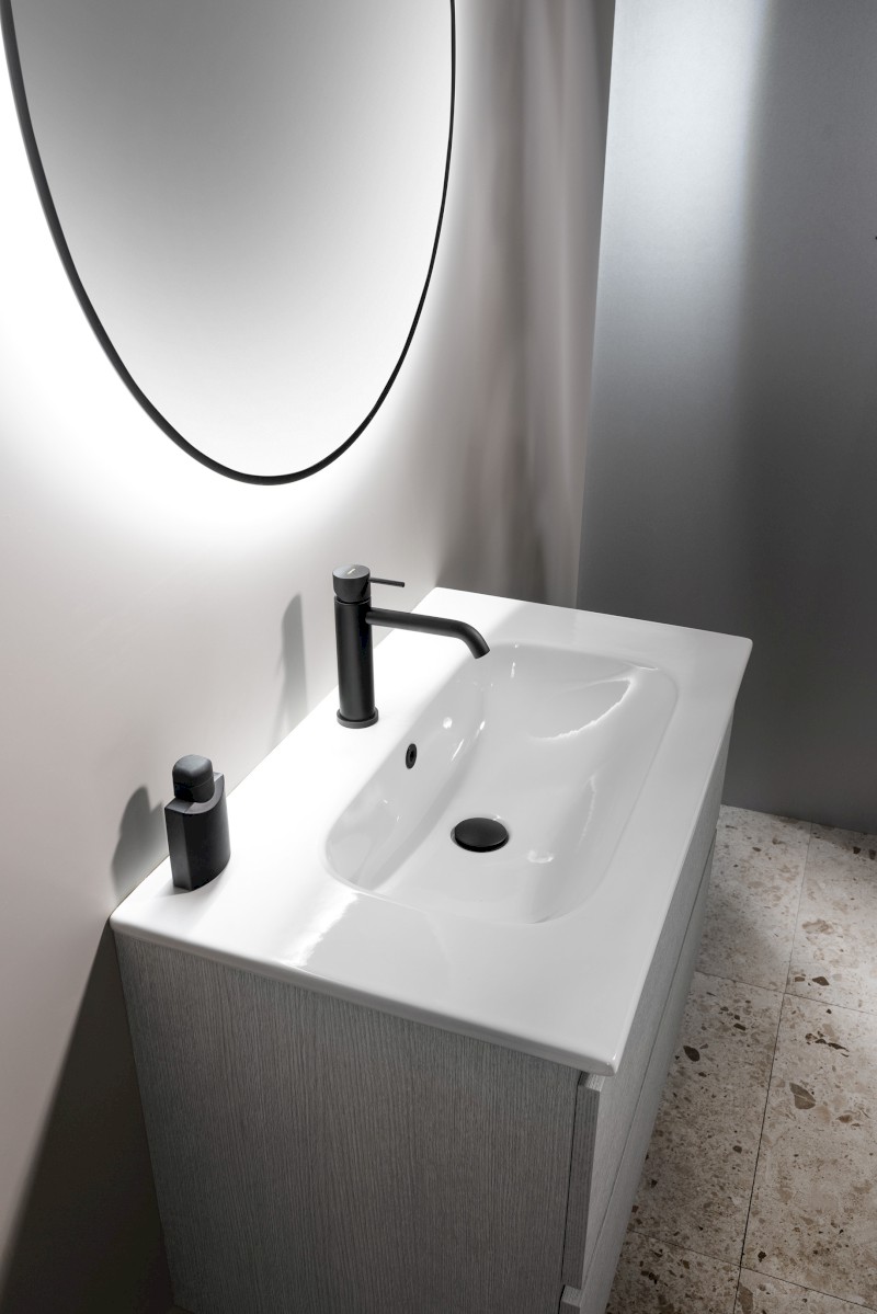 PIEDRA keramické umyvadlo nábytkové 81x46,5cm, bílá 43081