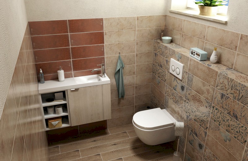 LATUS VI umyvadlová skříňka 50x50x22cm, pravá, bílá LT610-3030